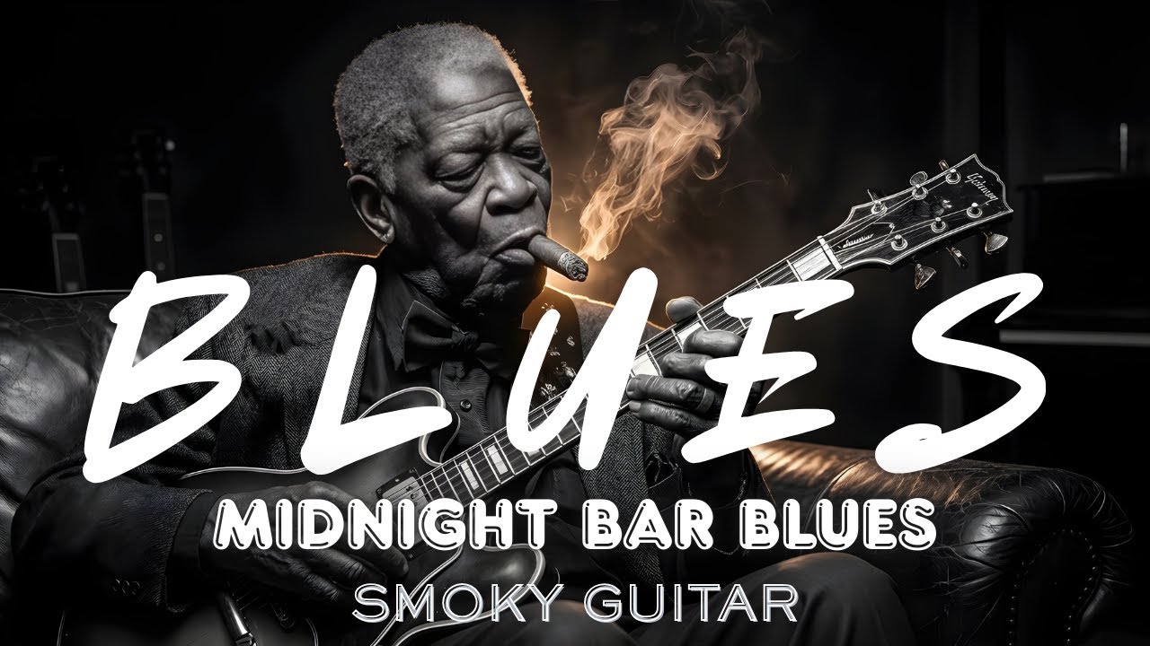 Midnight Bar Blues 🥃🌙 | Slow Whiskey Blues & Smoky Guitar Nights – Smoky Guitar 