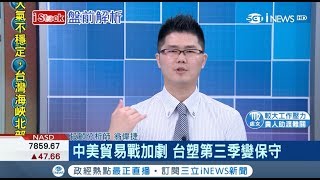 中美貿易戰加劇！人民幣貶值帶動外溢效應 台塑第三季變保守｜主播陳書賢｜【iStock盤前解析】20180807｜三立iNEWS