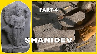 SHANIDEV MURTHI CARVING WATCH MAKING SHANIDEV SCULPTUR IN STONE..!PART4 ಶಿಲ್ಪಿ..!शिल्पी..!