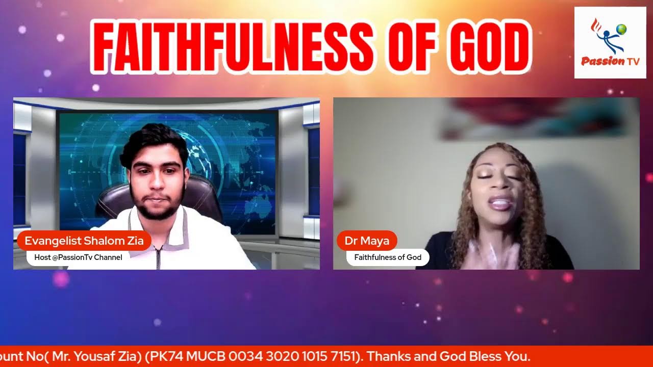 Program: Faithfulness of God (16-Nov-2025) 5Pm  Guest Speaker: Dr Maya Davis ( USA)