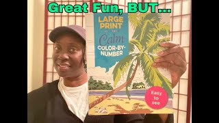 Large Print Calm Color-by-Number Review