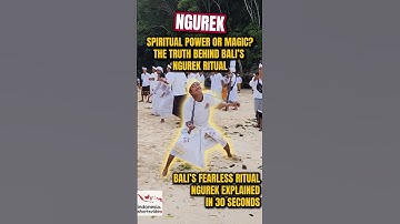 Spiritual Power or Magic? The Truth Behind Bali’s Ngurek Ritual #shorts
