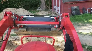 Hauling, Spreading, Compacting with Kioti CS2520 with SL2420 Front End Loader