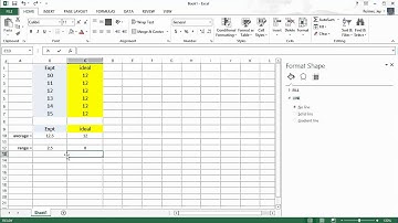 J Reimer shows students how make column graph with error bars in Excel 2013