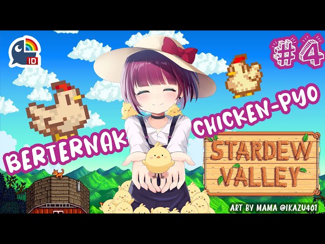 〔#4 Stardew Valley〕MASIH MENCOBA Ternak Chiken~pyo ! 【NIJISANJI ID | NAGISA ARCINIA】のサムネイル