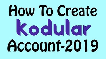 How To Create Kodular Account 2019