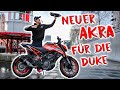 Neuer Auspuff für die KTM Duke 125!