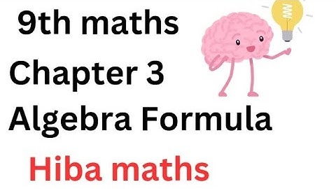 9th maths chapter 3 algebra formula tn samacheer hiba maths