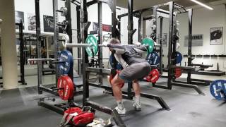 20170428 Squat 40x5x3 3rd Set