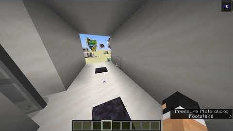 Minecraft command blocks | Sliding glass door in Minecraft