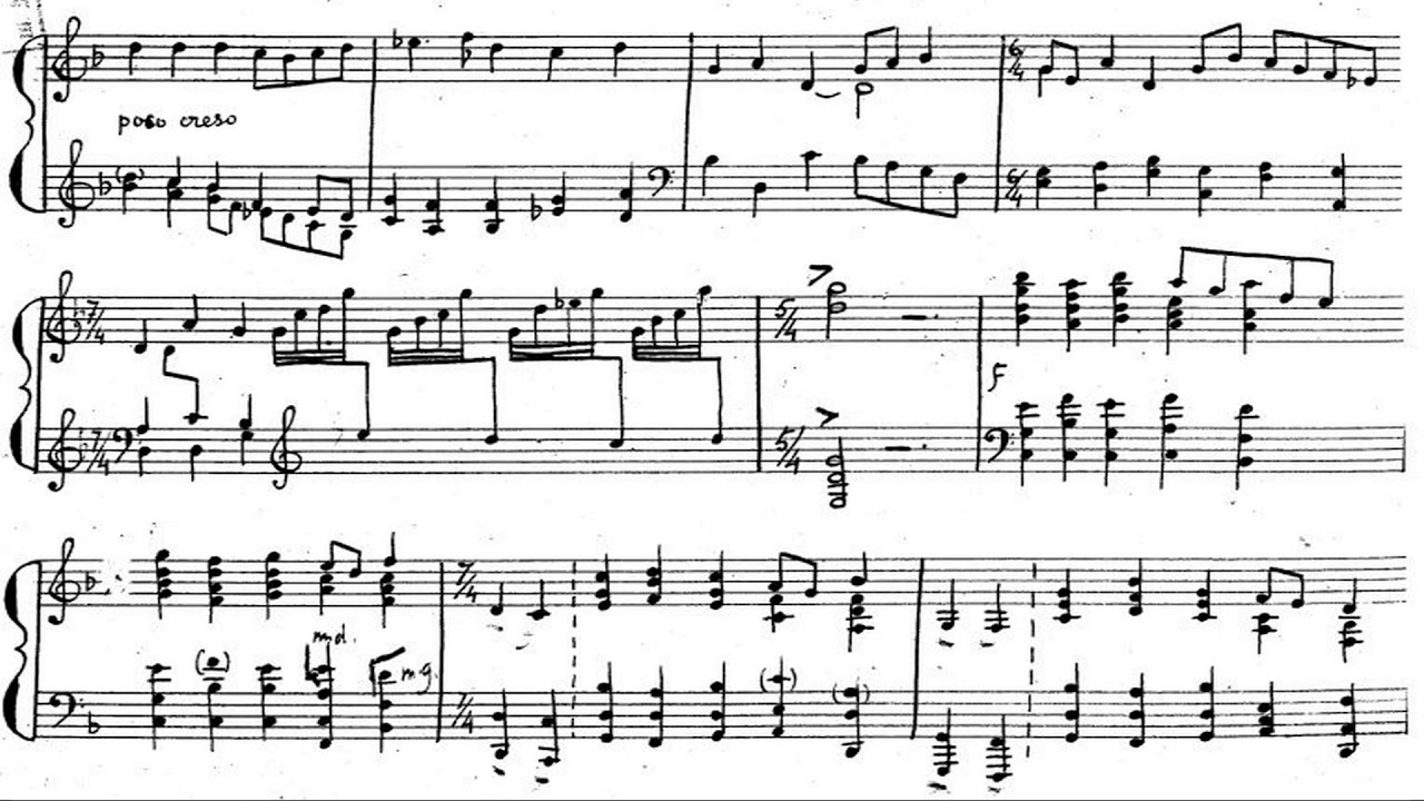 RimskyKorskov Pastorale audio+sheet music YouTube