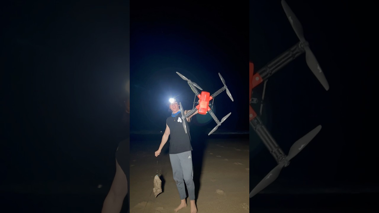 Drone Helps Catch MASSIVE SHARK From The Beach⁉️ 