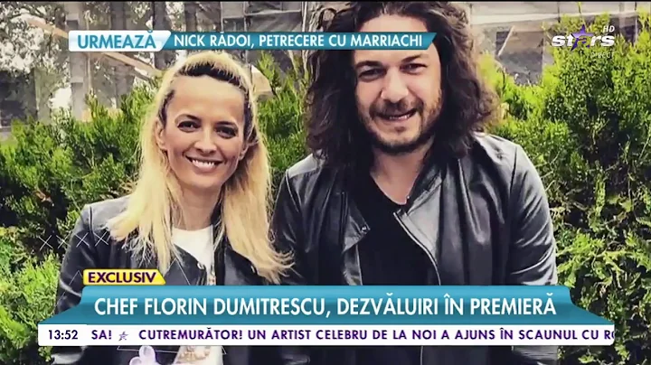 Chef Florin Dumitrescu, dezvluiri n premier: "Soia...