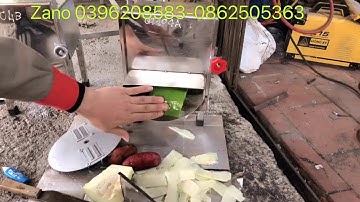 Máy thái sợi + thái lát đu đủ - cà rốt vv