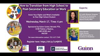 How to Transition from High School to Post-Secondary Education or Work Update