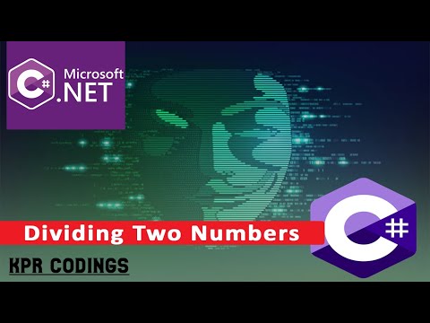 Program to Divide two numbers in c# in rider For Beginners  | KPR CODINGS