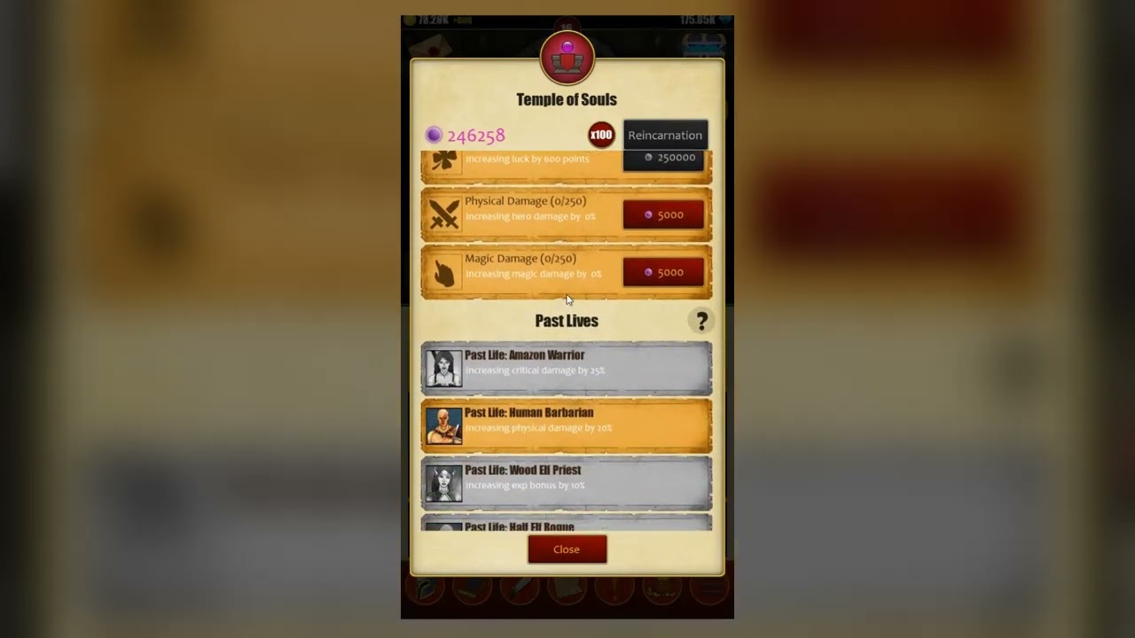 Offline idle RPG Infinite Dungeons Gameplay
