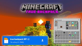 🔥Mod balo cho phiên bản Minecraft pe 1.17|NVN MCPE(addon true backpack v1.2) screenshot 3
