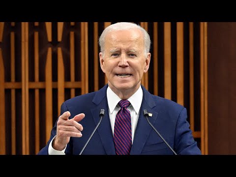 "I'd stand up": U.S. President Biden urges sitting MPs while discussing gender parity