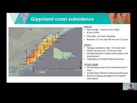 Gippsland coastline subsidence monitoring with GPS - Harrison McKinley - DELWP – Surveyor-General