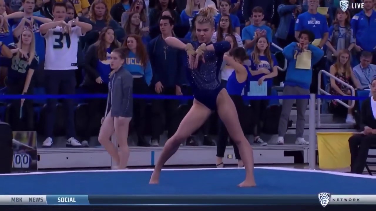 Pauline Tratz Floor UCLA vs Boise State 2020 9.925