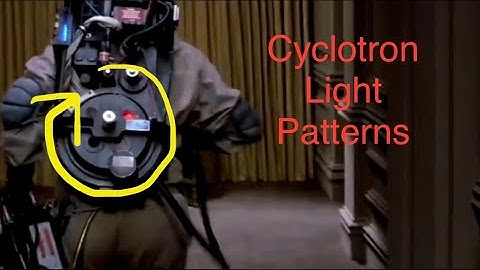 Proton Pack Detective - Cyclotron Light Patterns (With Hilarious Audio Adjustment)