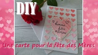 DIY : Une carte simple pour la fête des Mères