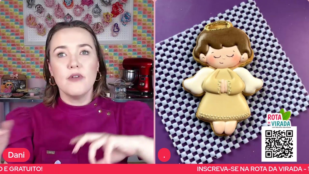 Decoração de Convite de Padrinhos em Biscoito