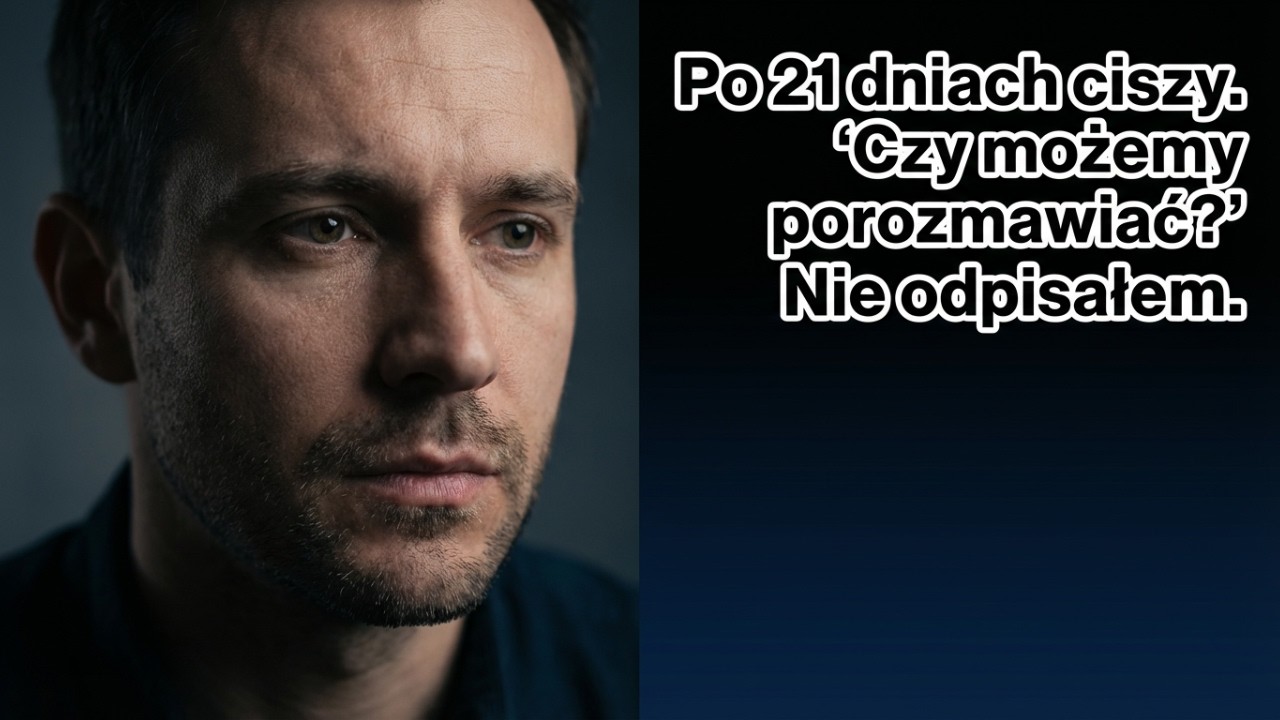 Po 21 dniach całkowitej ciszy moja żona w końcu napisała SMS-a:Czy możemy porozmawiać? Nie odpisałem