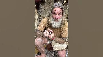 JUST A Knife #survival #flintknapping #bushcraft #primitiveskills #outdoors #edc #knapping