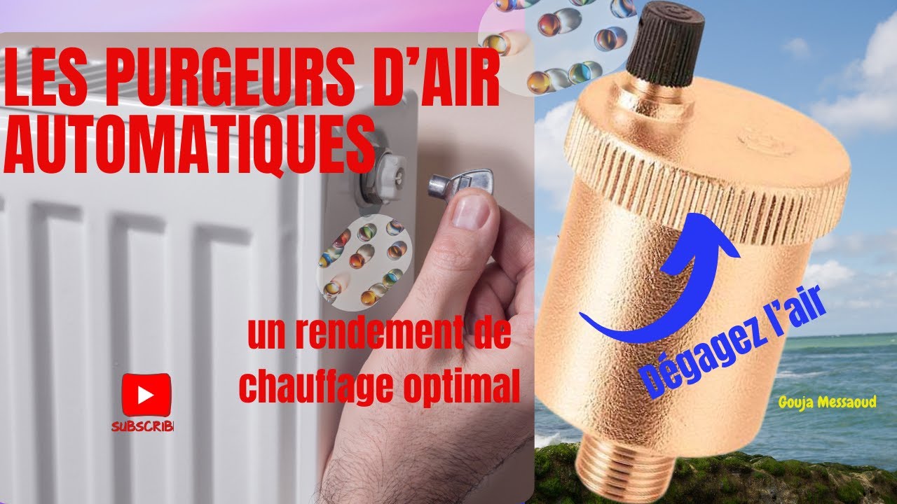 Comment purger l'air de l'installation de chauffage central / Pour un