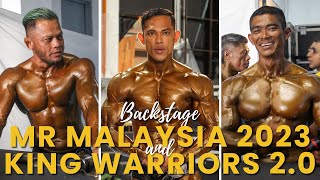 Mr Malaysia 2023 dan King Warrior 2.0 (Backstage)