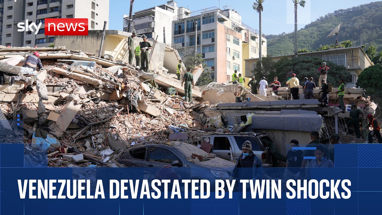 Venezuela earthquake: 'Devastating' number feared dead after two tremors
