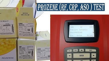 Mispa I2 Prozene //How to Solve PROZENE (RF, ASO, CRP) Test Result.