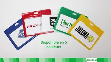 Badges Visiteurs – PVC