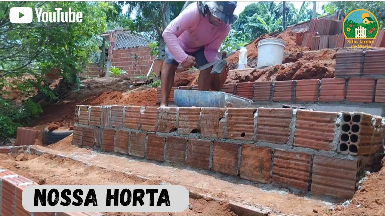 É ASSIM QUE VAI FICAR A NOSSA HORTA AQUI NO SÍTIO 