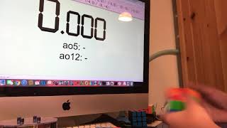 9.93 Sqaure-1 average with counting 13 and 6.60 single!