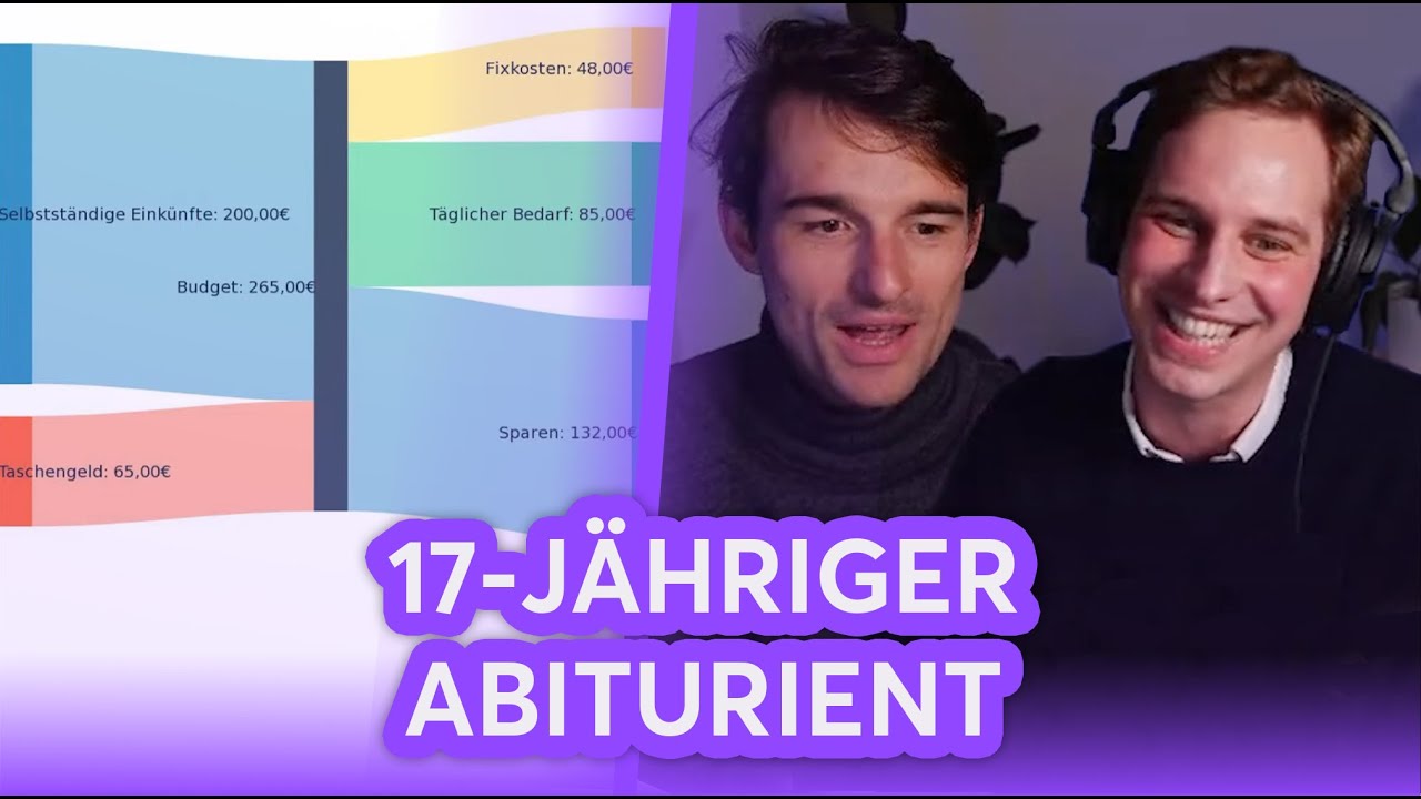 17-Jähriger Abiturient mit 132€ Sparrate! | Finanzfluss Stream Highlights