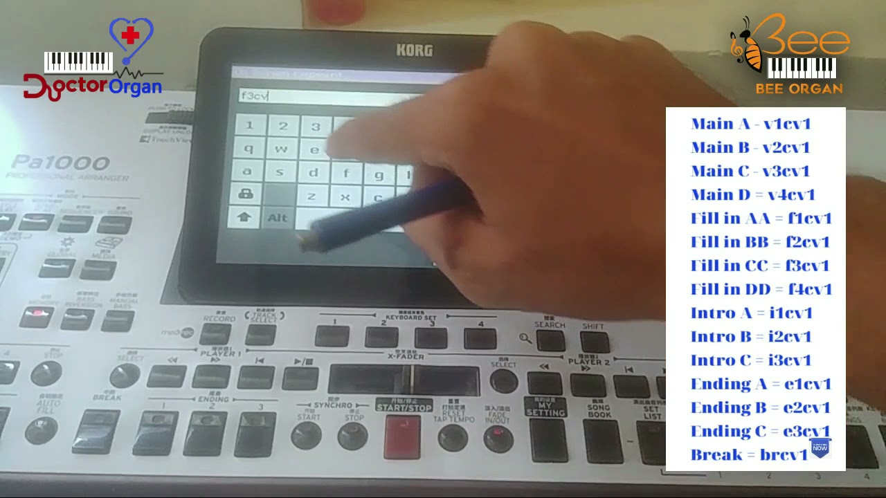 Convert Yamaha Style to korg style