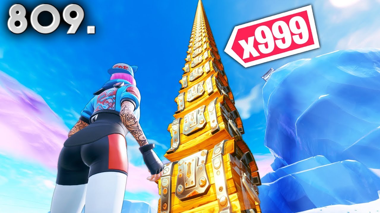World Record Chest Tower Fortnite Funny Wtf Fails And Daily Best Moments Ep 809 By Daily