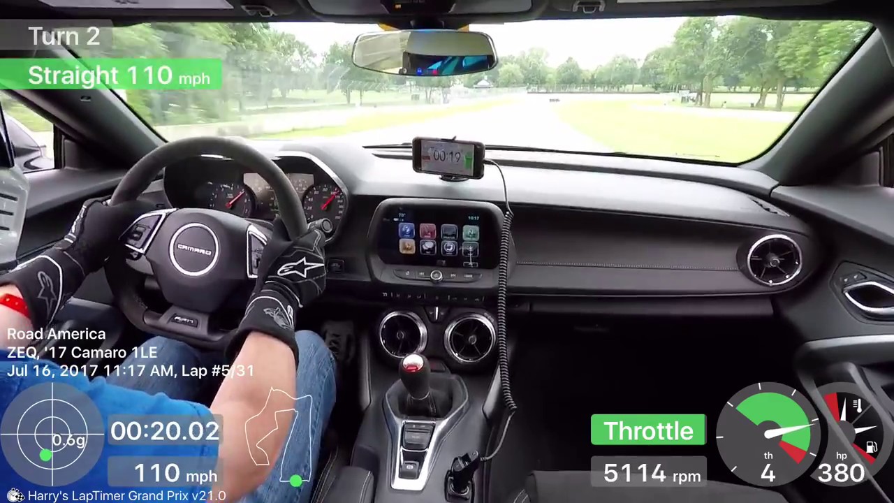 Road America Hpde Fast Lap 2017 1le Camaro Ss You Road America Hpde Fast Lap 2017 1le Camaro Ss