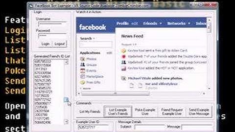 FaceBook Bot example - Coded in VB6 (Open Source)