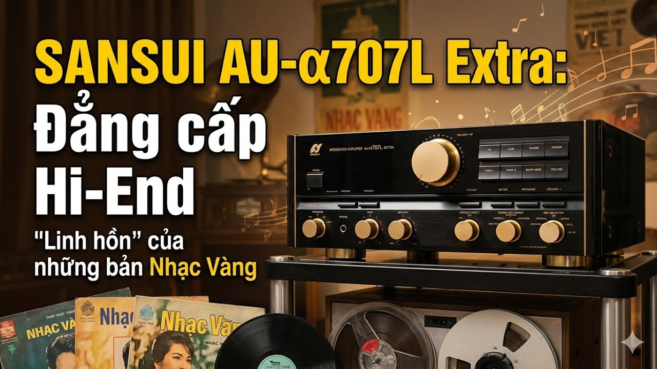 Sansui AU-α707L Extra: High-End Class - The Sansui AU-α707L Extra: High-End Class - The