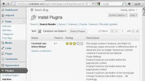 WordPress Tutorial 45 - How to Add A Facebook Like Button In Your Post.mp4