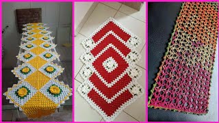 Beginner Traditional Free Crochet Table Runner Tablecloth Pattern design