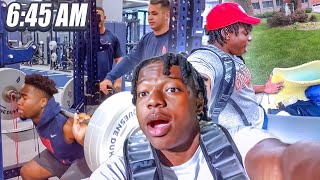 Day in the Life: D1 College Football Player Summer Workouts
