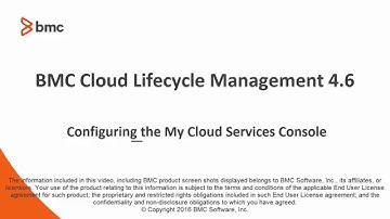 Configuring the My Cloud Service Console in BMC Cloud Lifecycle Management