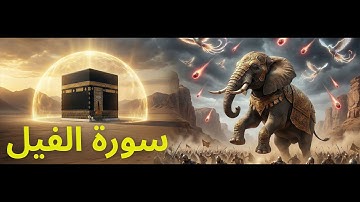 سورة الفيل قصة أصحاب الفيل والطير الأبابيل 🐘🦅  بتلاوة  كما لم ترها من قبل تلاوة مرئية بصوت ملائكي