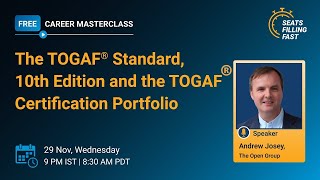 🔥Career Masterclass: TOGAF® Standard 10th Edition & the TOGAF Certification Portfolio | Simplilearn