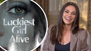 Mila Kunis Reveals How Ashton Kutcher Saved Her While Filming LUCKIEST GIRL ALIVE | Interview